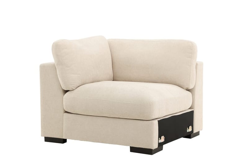 Vänstermodul Salerno i Tyg - Beige - Möbler - Vardagsrum - Soffor - Modulsoffor - Hörnmodul