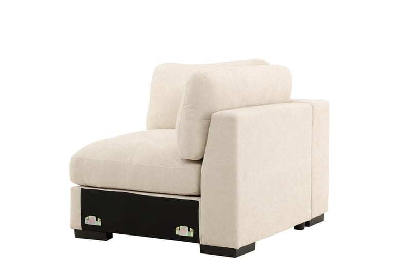 Vänstermodul Salerno i Tyg - Beige - Möbler - Vardagsrum - Soffor - Modulsoffor - Hörnmodul
