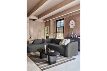 Mooli Soffa med Schäslong 3-sits - Grå/Svart - Möbler - Vardagsrum - Soffor - Divansoffa & schäslong