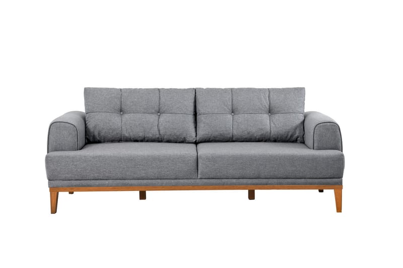MUNDIN 3-sits Soffa Grå - Möbler - Vardagsrum - Soffor - 3-sits soffor