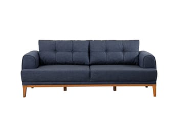 MUNDIN 3-sits Soffa Mörkblå