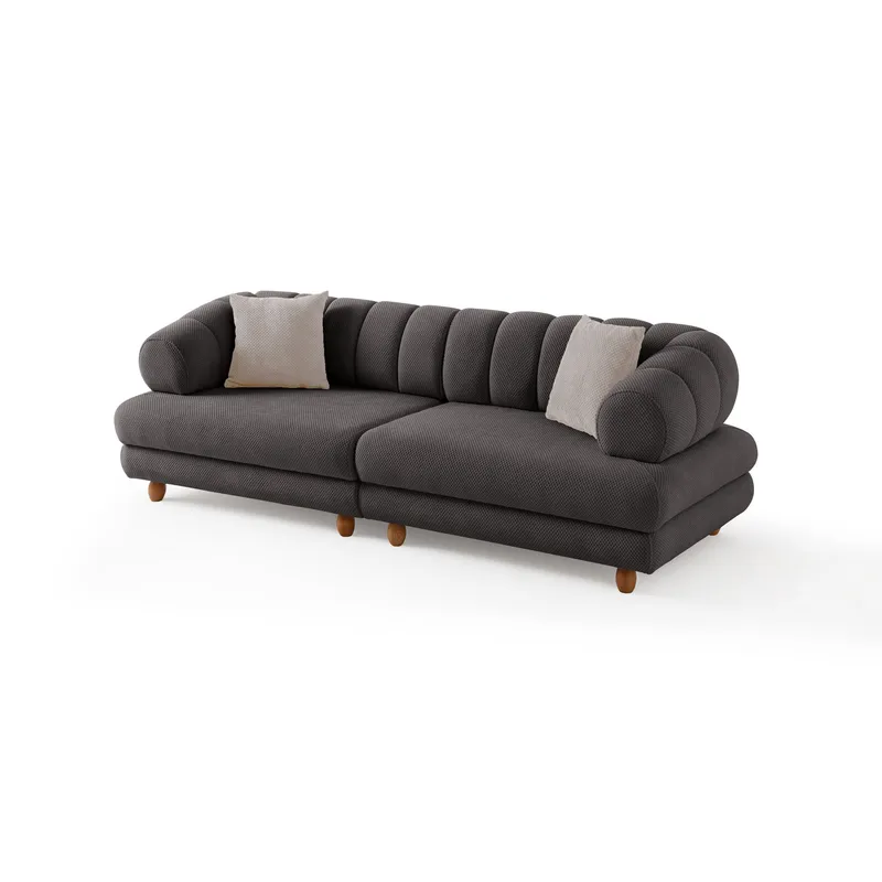 Munemori 3-sits Soffa 240x80x95 cm, Antracit