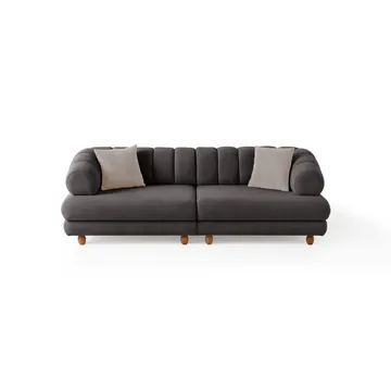 Munemori 3-sits Soffa 240x80x95 cm - Antracit - Möbler - Vardagsrum - Soffor - 3-sits soffor