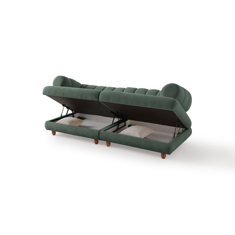 Munemori 3-sits Soffa 240x80x95 cm - Grön - Möbler - Vardagsrum - Soffor - 3-sits soffor