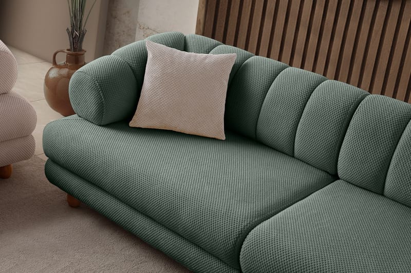 Munemori 3-sits Soffa 240x80x95 cm - Grön - Möbler - Vardagsrum - Soffor - 3-sits soffor
