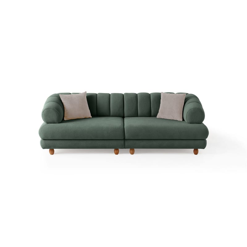 Munemori 3-sits Soffa 240x80x95 cm - Grön - Möbler - Vardagsrum - Soffor - 3-sits soffor