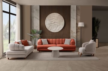 Munemori 3-sits Soffa 240x80x95 cm - Tile Red - Möbler - Vardagsrum - Soffor - 3-sits soffor