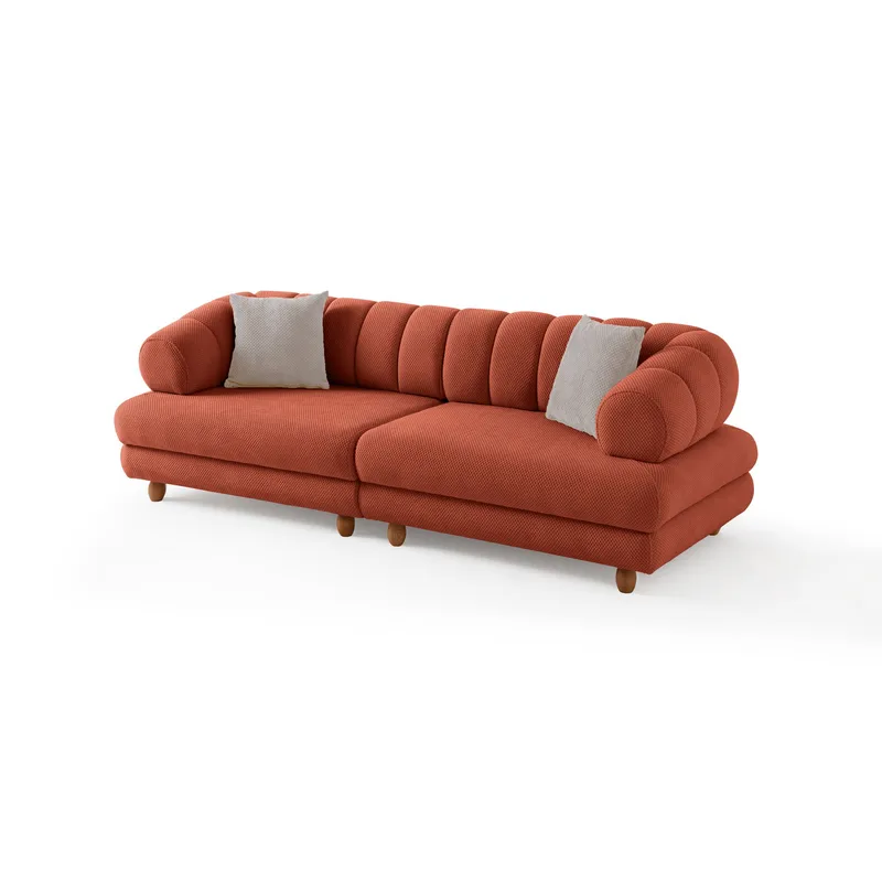 Munemori 3-sits Soffa 240x80x95 cm, Tile Red