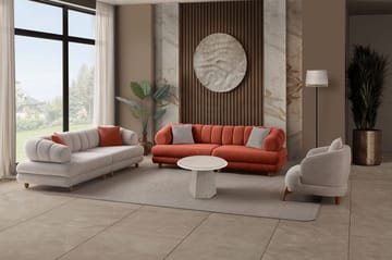 Munemori 3-sits Soffa 240x80x95 cm - Tile Red - Möbler - Vardagsrum - Soffor - 3-sits soffor
