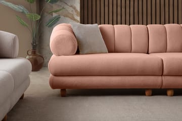 Munemori 3-sits Soffa 240x80x95 cm - Puder - Möbler - Vardagsrum - Soffor - 3-sits soffor