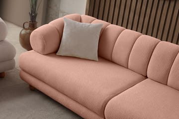 Munemori 3-sits Soffa 240x80x95 cm - Puder - Möbler - Vardagsrum - Soffor - 3-sits soffor