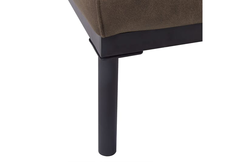 Naklund Soffa 2-sits - Brun/Svart - Möbler - Vardagsrum - Soffor - Skinnsoffor