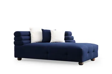 Namarta 4-sits Soffa med Divan - Mörkblå - Möbler - Vardagsrum - Soffor - Divansoffa & schäslong