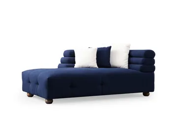 Namarta 4-sits Soffa med Divan - Mörkblå - Möbler - Vardagsrum - Soffor - Divansoffa & schäslong