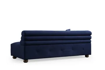 Namarta 4-sits Soffa med Divan - Mörkblå - Möbler - Vardagsrum - Soffor - Divansoffa & schäslong
