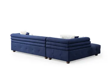 Namarta 4-sits Soffa med Divan - Mörkblå - Möbler - Vardagsrum - Soffor - Divansoffa & sch äslong