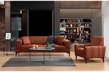 Naoko 3-sits Soffa - Röd - Möbler - Vardagsrum - Soffor - 2-sits soffor