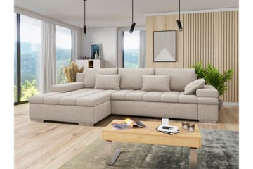 Naoma Soffa med Divan 3-sits - Beige - Möbler - Vardagsrum - Soffor - Divansoffa & schäslong