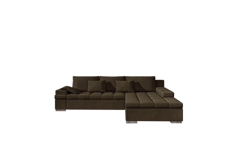 Naoma Soffa med Divan 3-sits, Brun