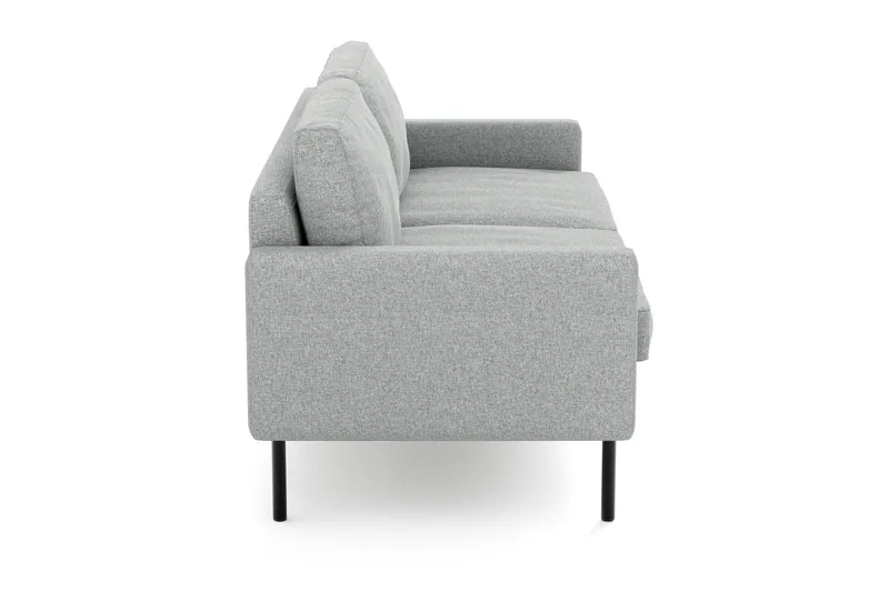 Nevada 3-sits Tygsoffa - Grå - Möbler - Vardagsrum - Soffor - 3-sits soffor