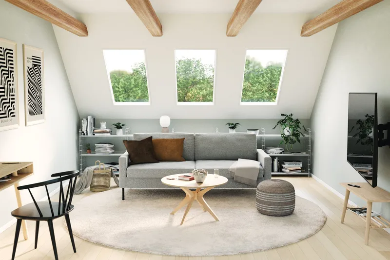 Nevada 3-sits Tygsoffa - Grå - Möbler - Vardagsrum - Soffor - 3-sits soffor