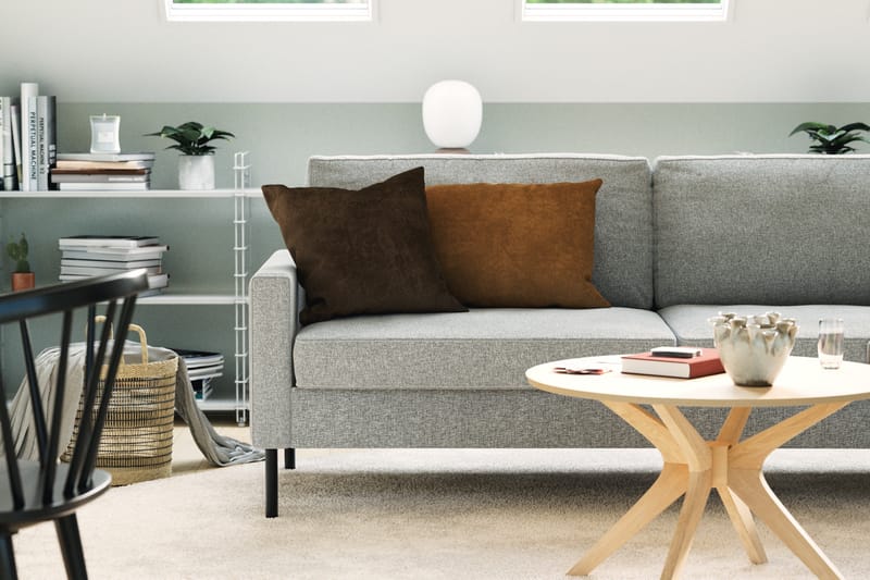 Nevada 3-sits Tygsoffa - Grå - Möbler - Vardagsrum - Soffor - 3-sits soffor