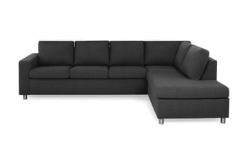 NEW YORK 3-sits Soffa med Schäslong Höger Antracit