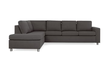 NEW YORK 3-sits Soffa med Schäslong Vänster Mörkgrå