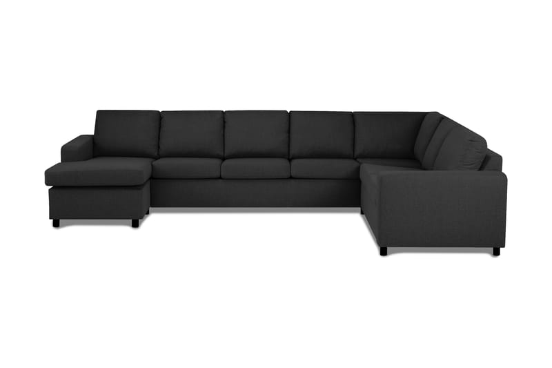 NEW YORK Hörnsoffa med Divan XL Vänster Antracit - Hörnsoffor