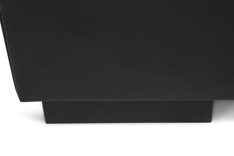 NEW YORK U-soffa Large Divan Höger Svart Konstläder - U-soffor