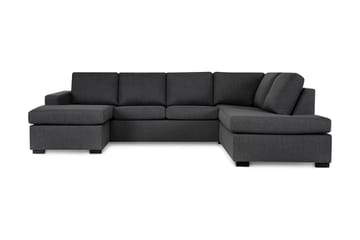 NEW YORK U-soffa Large Divan Vänster Mörkgrå