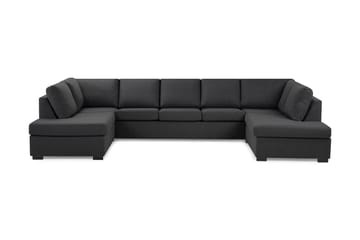 NEW YORK U-soffa med Schäslonger Mörkgrå