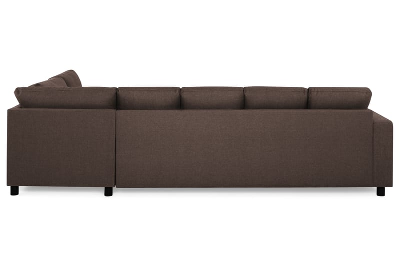 NEW YORK U-soffa XL Divan Vänster Brun - U-soffor