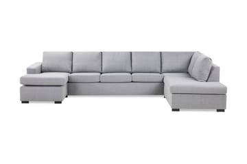 NEW YORK U-soffa XL Divan Vänster Ljusgrå