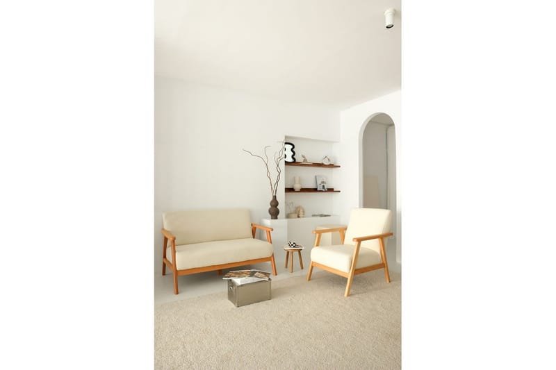 Neyros Soffa 2-sits - Vit - Möbler - Vardagsrum - Soffor - 2-sits soffor