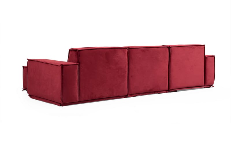 Nightcap Soffa m. Divan 4-sits - Burgundy - Möbler - Vardagsrum - Soffor - Divansoffa & schäslong