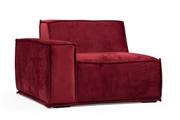 Nightcap Soffa m. Divan 4-sits - Burgundy - Möbler - Vardagsrum - Soffor - Divansoffa & schäslong