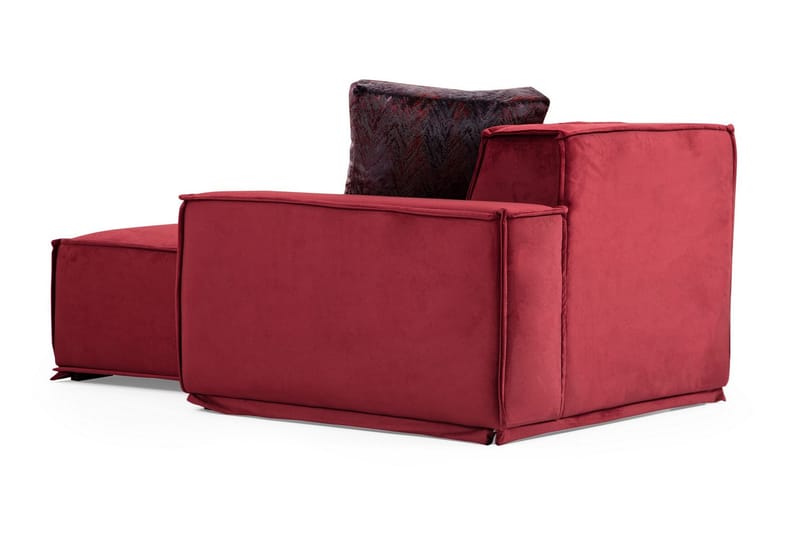 Nightcap Soffa m. Divan 4-sits - Burgundy - Möbler - Vardagsrum - Soffor - Divansoffa & schäslong