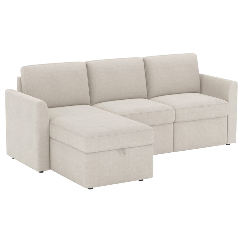 Nordhus 3-sits Soffa med vändbar divan och förvaring - Creme - Möbler - Vardagsrum - Soffor - Hörnsoffor
