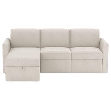 Nordhus 3-sits Soffa med vändbar divan och förvaring - Creme - Möbler - Vardagsrum - Soffor - Hörnsoffor