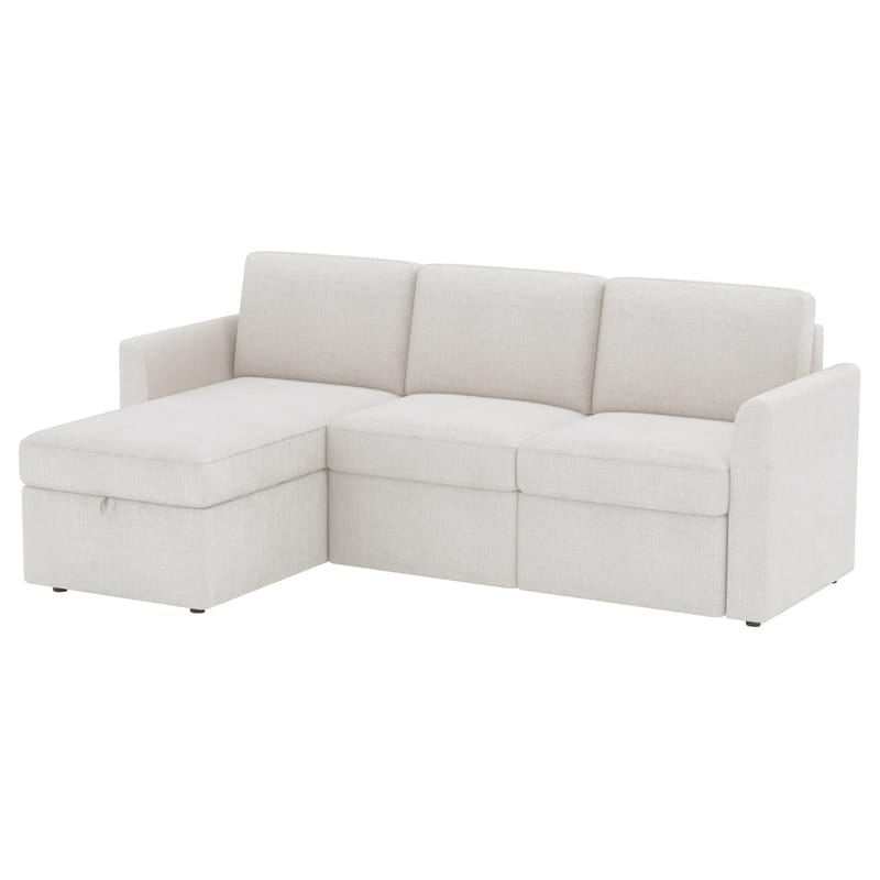 Nordhus 3-sits Soffa med vändbar divan och förvaring - Creme - Möbler - Vardagsrum - Soffor - Hörnsoffor