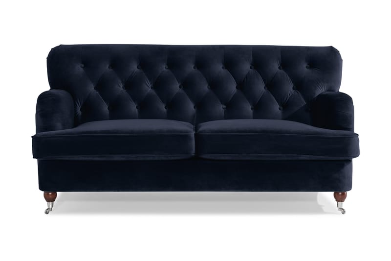 NOTTING HILL 2-sits Soffa Sammet Midnattsblå - 2-sits soffor - Sammetssoffor - Howardsoffor
