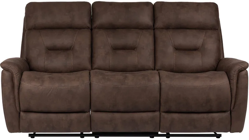 Novira 3-sits reclinersoffa Elektrisk - Brun - Möbler - Vardagsrum - Soffor - Reclinersoffor & Biosoffor