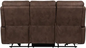 Novira 3-sits reclinersoffa Elektrisk - Brun - Möbler - Vardagsrum - Soffor - Reclinersoffor & Biosoffor