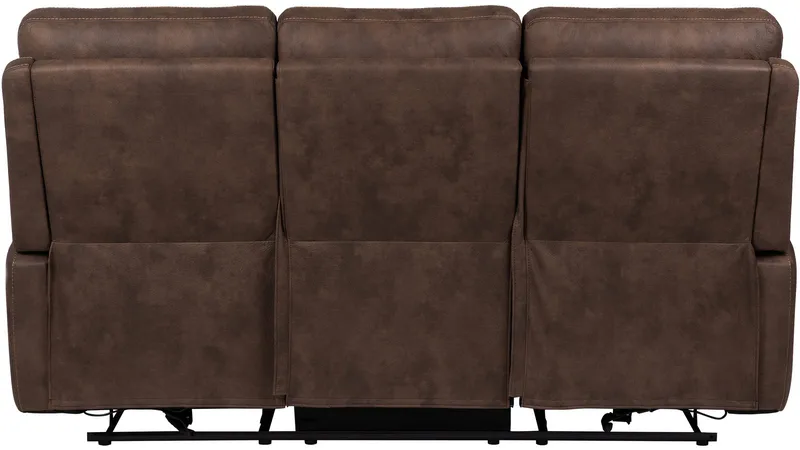 Novira 3-sits reclinersoffa Elektrisk - Brun - Möbler - Vardagsrum - Soffor - Reclinersoffor & Biosoffor