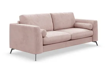 Ocean Lyx 3-sits Manchestersoffa - Rosa - Möbler - Vardagsrum - Soffor - 3-sits soffor