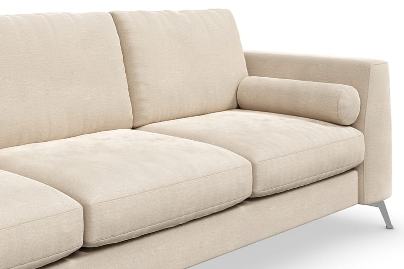 Ocean Lyx 3-sits Sammetssoffa - Beige - Möbler - Vardagsrum - Soffor - Sammetssoffor