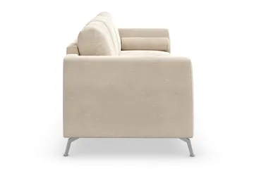 Ocean Lyx 3-sits Sammetssoffa - Beige - Möbler - Vardagsrum - Soffor - Sammetssoffor