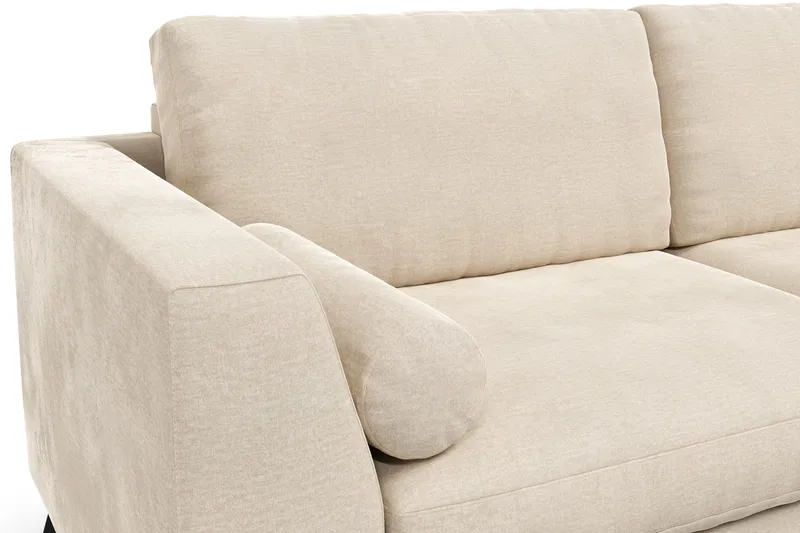Ocean Lyx 3-sits Sammetssoffa - Beige - Möbler - Vardagsrum - Soffor - 2-sits soffor