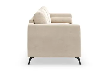 Ocean Lyx 3-sits Sammetssoffa - Beige - Möbler - Vardagsrum - Soffor - 2-sits soffor